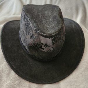 Kakadu Traders (Australia) Black Suede Hat
